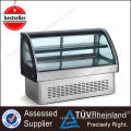 Competitive Price New Design Glass Refrigerated cake display